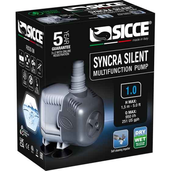 Sicce SYNCRA 1.0 - 1,5 m Cable - Schuko plug