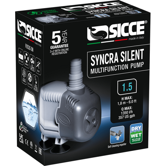 Sicce SYNCRA 1.5 - 1,5 m Cable - Schuko plug