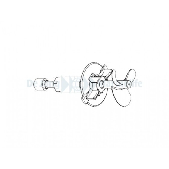 Sicce VOYAGER HP 9 ROTOR + CERAMIC SHAFT+ RUBBERS