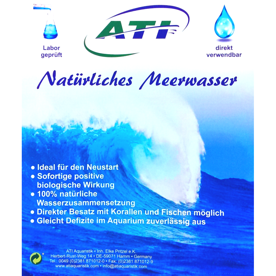 ATI Natural Seawater - 20 l