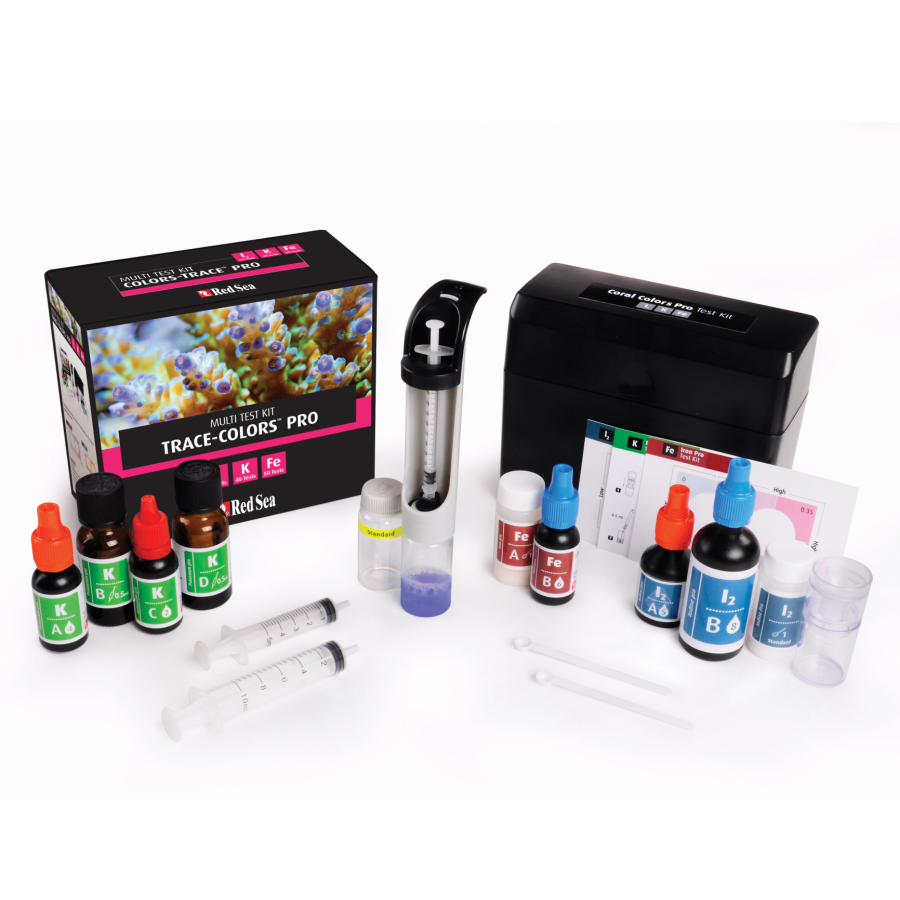 Red Sea Trace-Colors Pro (Trace Colors) Test Kit (I,K,Fe)