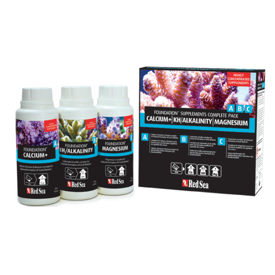 Red Sea Reef Foundation Starter Kit A,B&C (3x250ml)