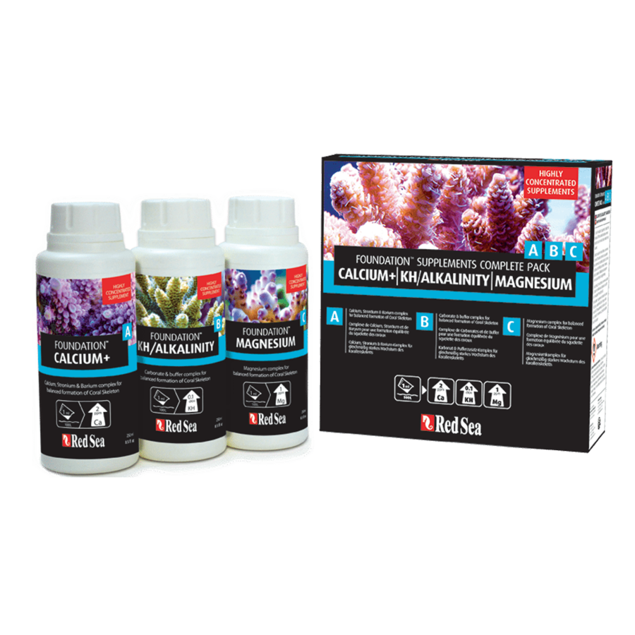 Red Sea Reef Foundation Starter Kit A,B&C (3x250ml)