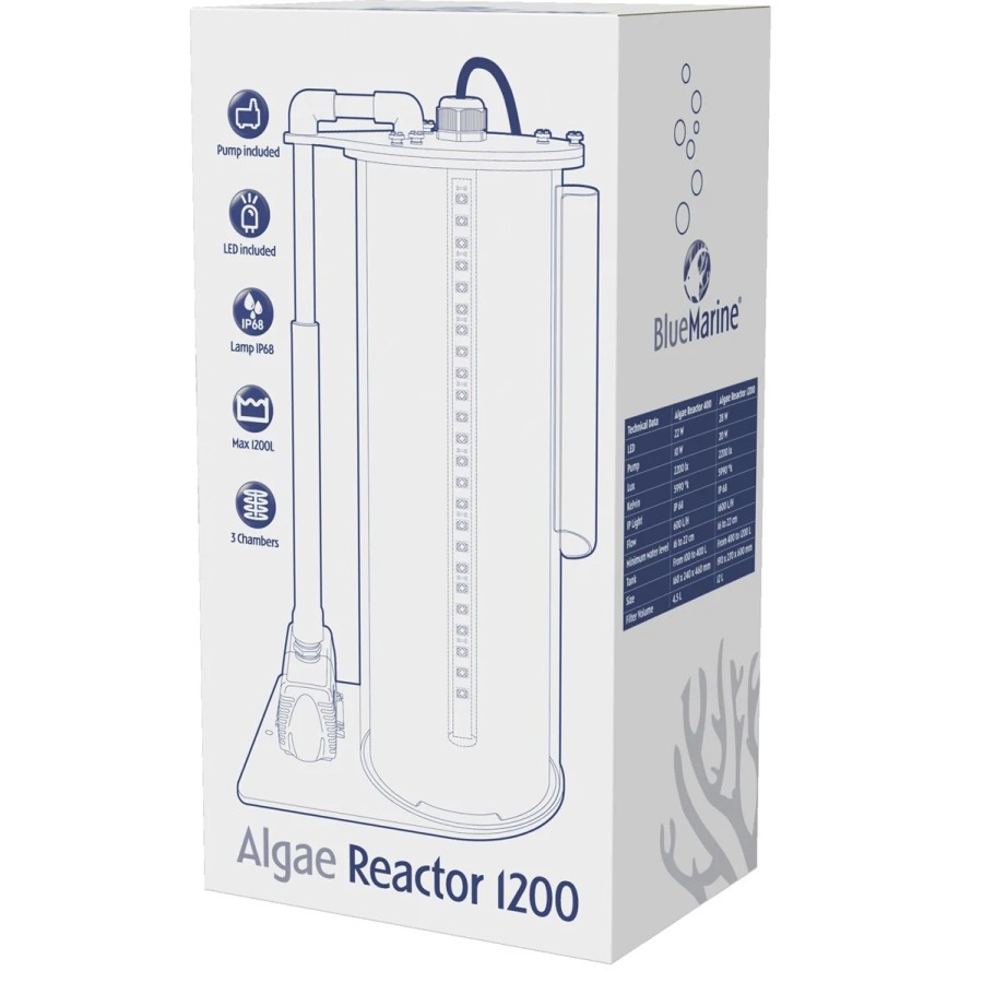 BLUE MARINE ALGAE REACTOR 1200