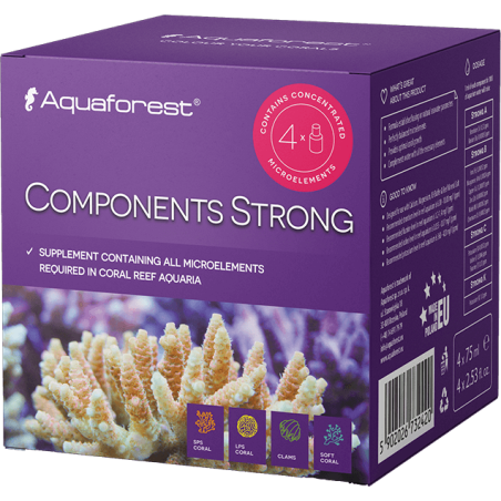 AquaForest Components Strong - 4x75ml