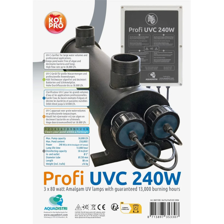Superfish KOI PRO PROFI UVC 240W