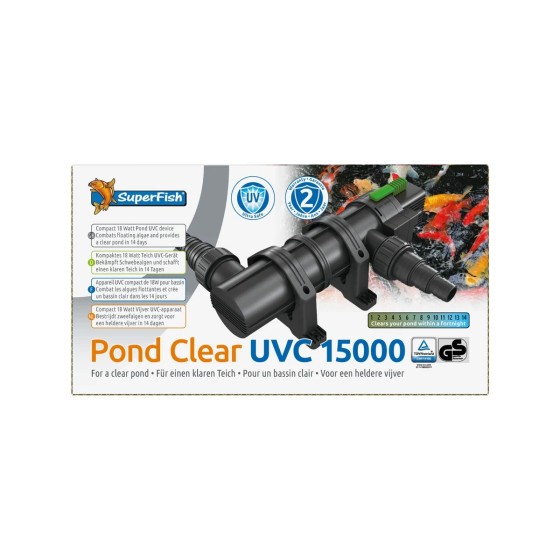 SUPERFISH PONDCLEAR UVC 18W / 15.000 L