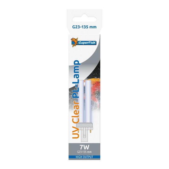 SUPERFISH UV PL LAMP 7W G23 135MM