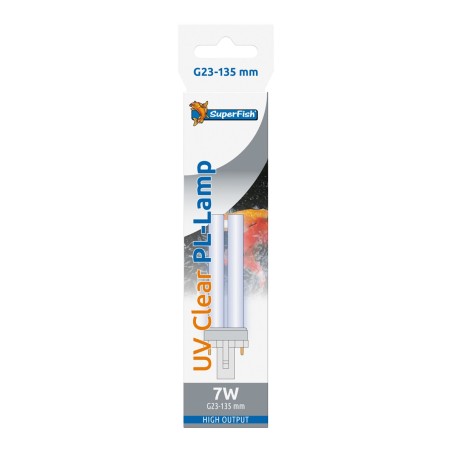 SUPERFISH UV PL LAMP 7W G23 135MM