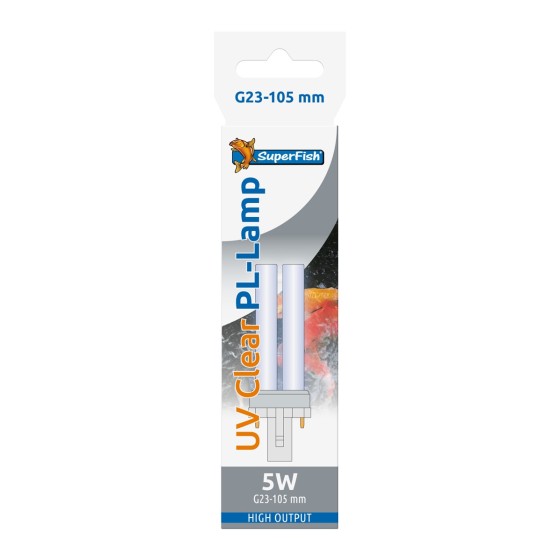 SUPERFISH UV PL LAMP 5W G23 105MM