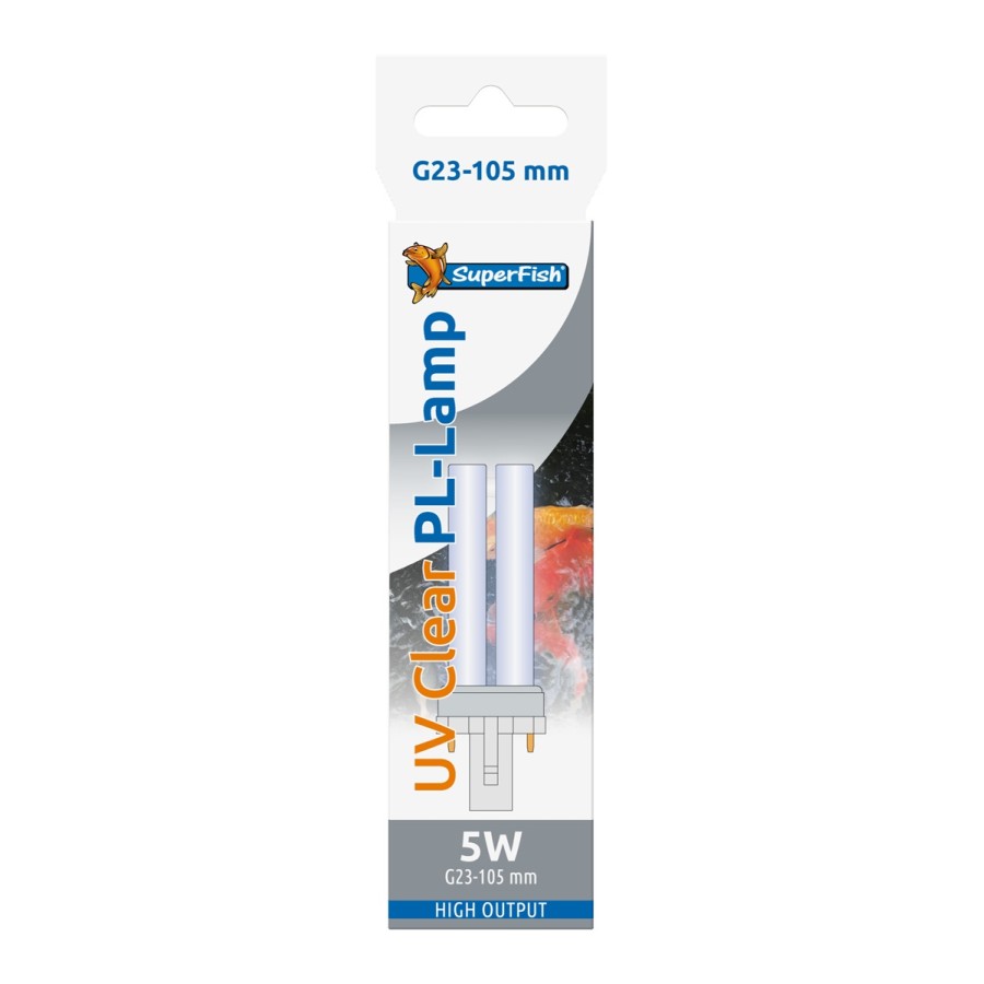 SUPERFISH UV PL LAMP 5W G23 105MM