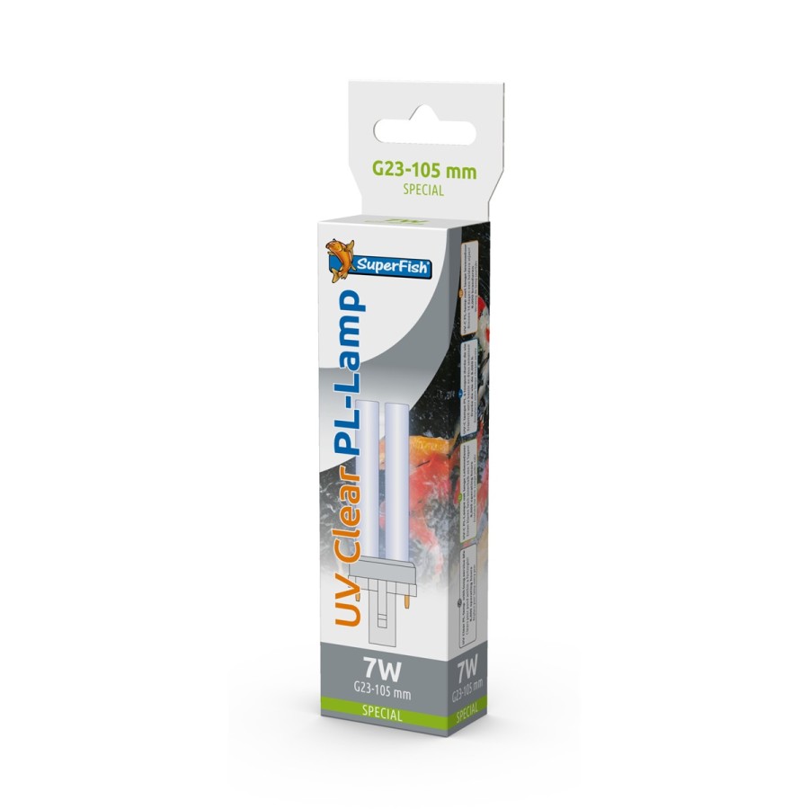 SUPERFISH UV PL LAMP 7W G23 105MM SP