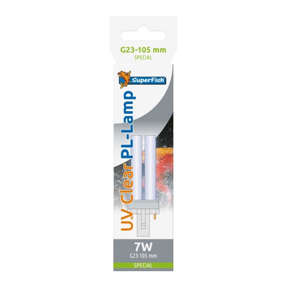 SUPERFISH UV PL LAMP 7W G23 105MM SP