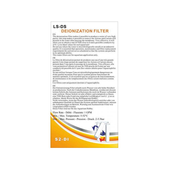 Glamorca Deionization filter
