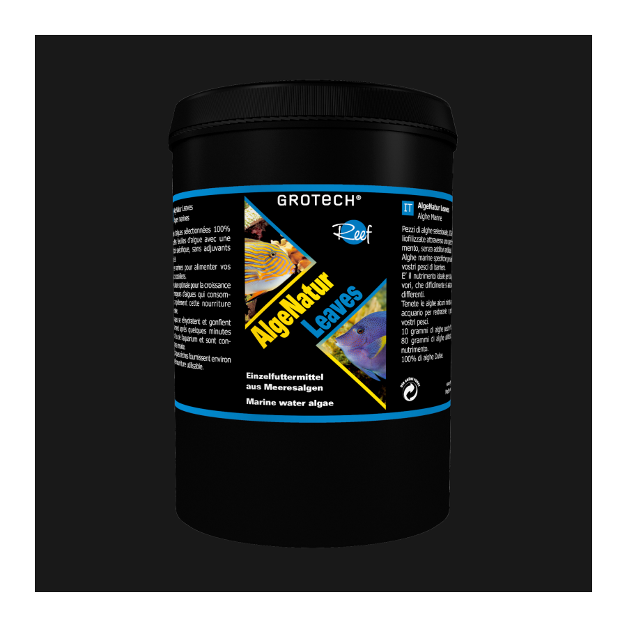 Grotech AlgeNATUR Leaves - 100 g + Foodclip