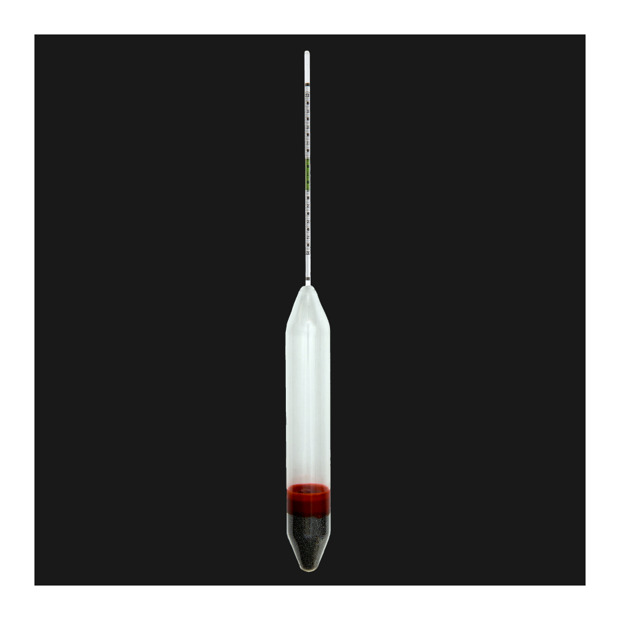 Grotech Precision Hydrometer - 350mm + Graduated Cylinder