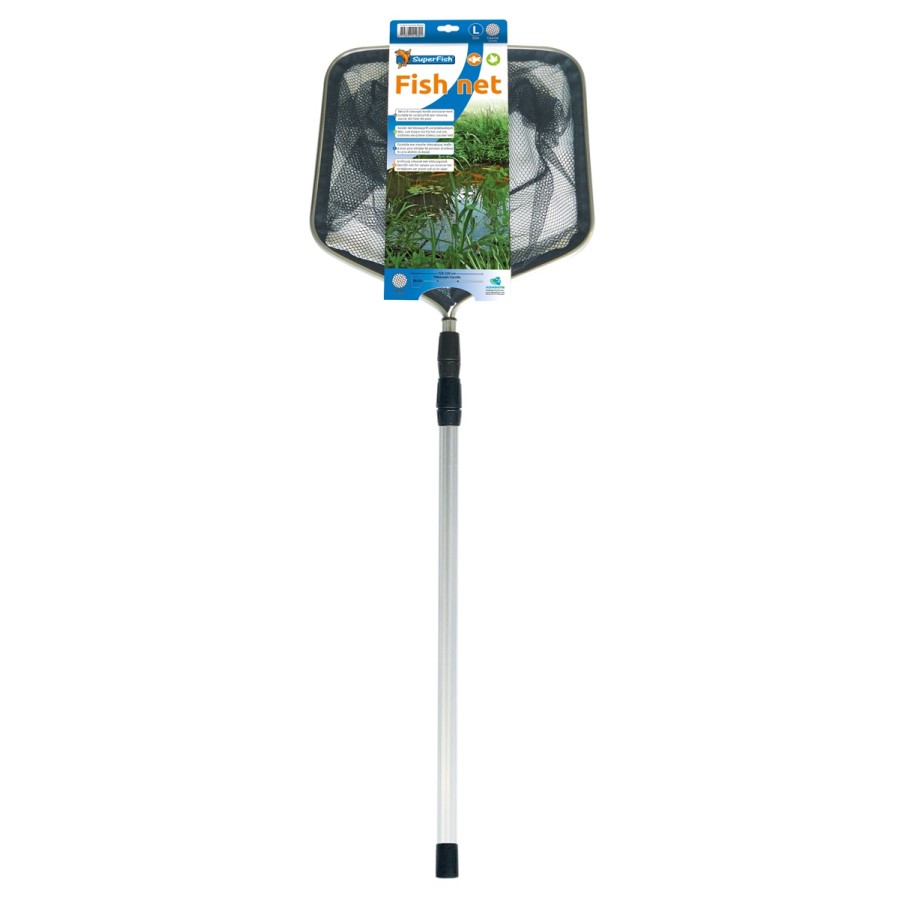 SUPERFISH POND NET L 38X35X220CM COARSE