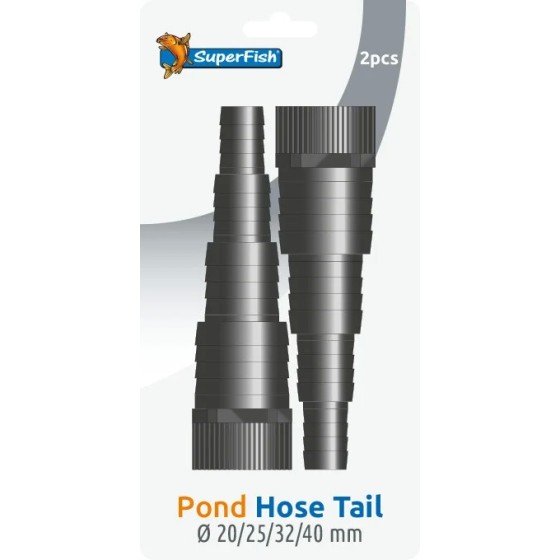 SUPERFISH POND HOSE TAIL Ø20/25/32/40MM 2 PCS