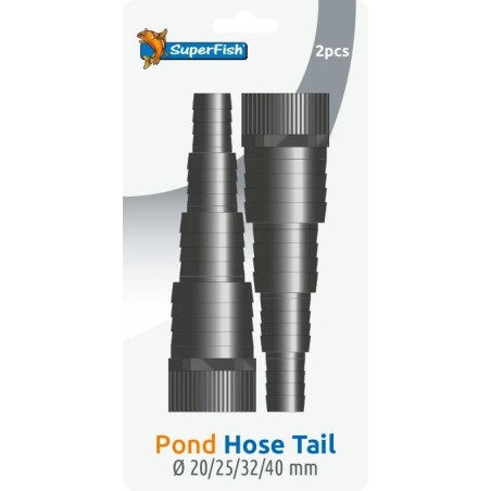 SUPERFISH POND HOSE TAIL Ø20/25/32/40MM 2 PCS