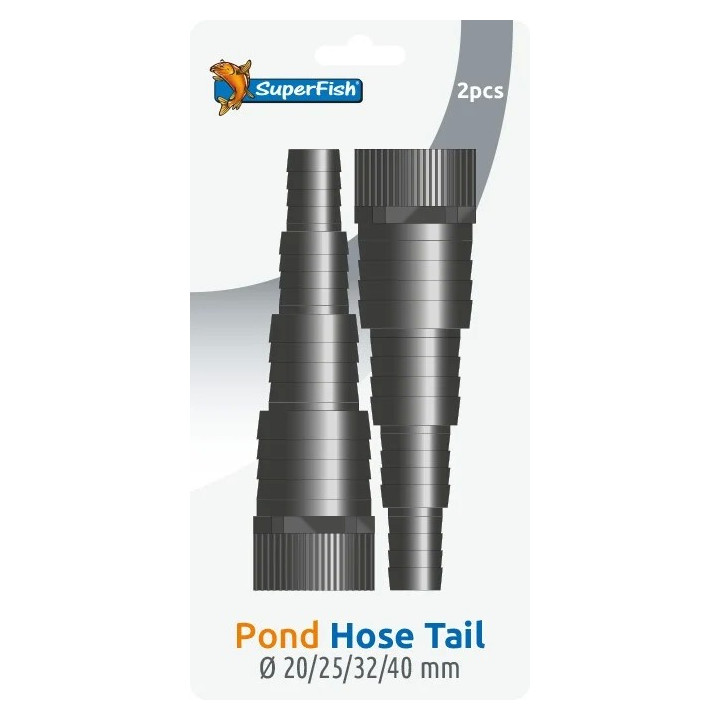 SUPERFISH POND HOSE TAIL Ø20/25/32/40MM 2 PCS