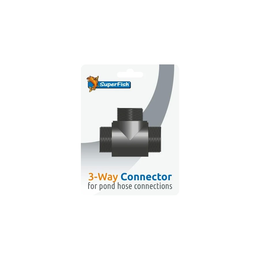 SUPERFISH POND 3 WAY CONNECTOR BLISTER 1 PCS