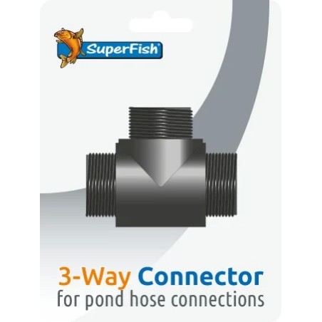SUPERFISH POND 3 WAY CONNECTOR BLISTER 1 PCS