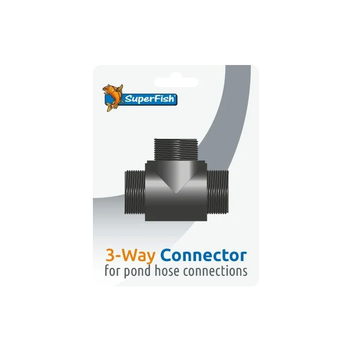 SUPERFISH POND 3 WAY CONNECTOR BLISTER 1 PCS
