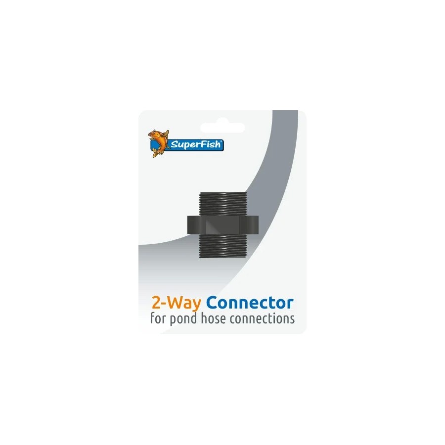 SUPERFISH POND 2 WAY CONNECTOR BLISTER 1 PCS