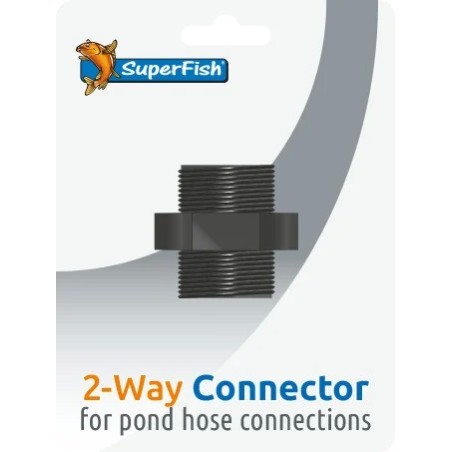 SUPERFISH POND 2 WAY CONNECTOR BLISTER 1 PCS