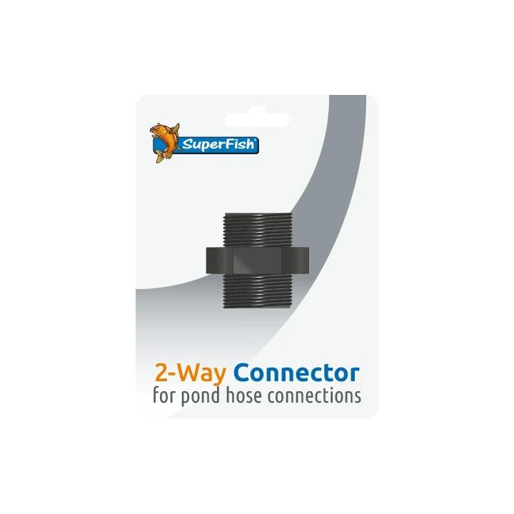 SUPERFISH POND 2 WAY CONNECTOR BLISTER 1 PCS