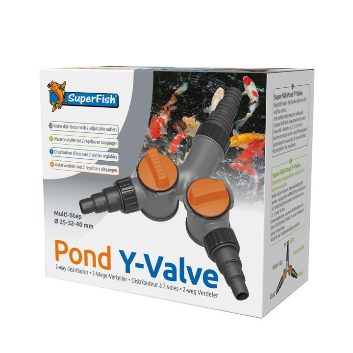 SUPERFISH POND Y VALVE 25-32-40 MM. Jakaja.