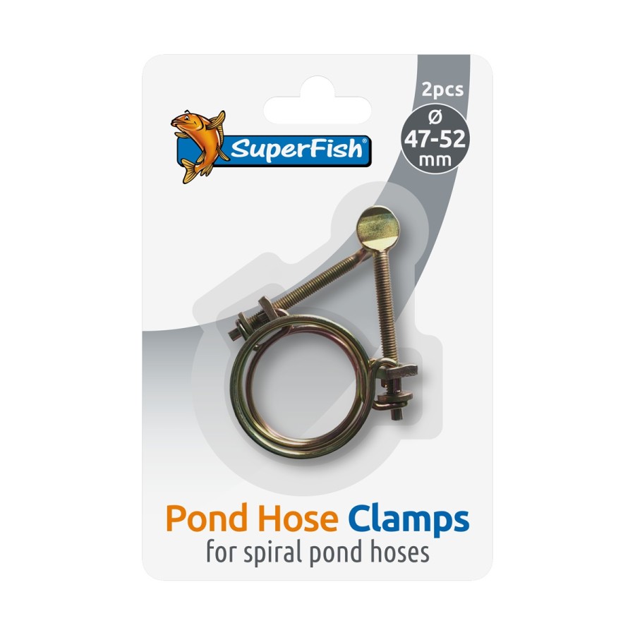 SUPERFISH SPIRAL POND HOSE CLAMP 47-52 MM 2X