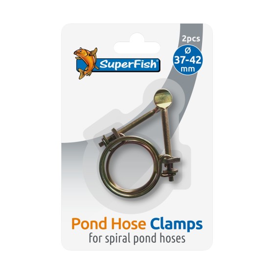 SUPERFISH SPIRAL POND HOSE CLAMP 37-42 MM 2X