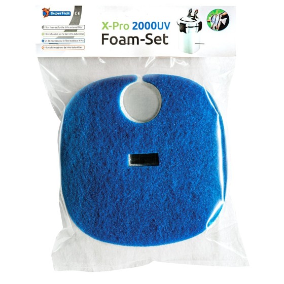 SUPERFISH X PRO 2000 UV FOAM SET 3X