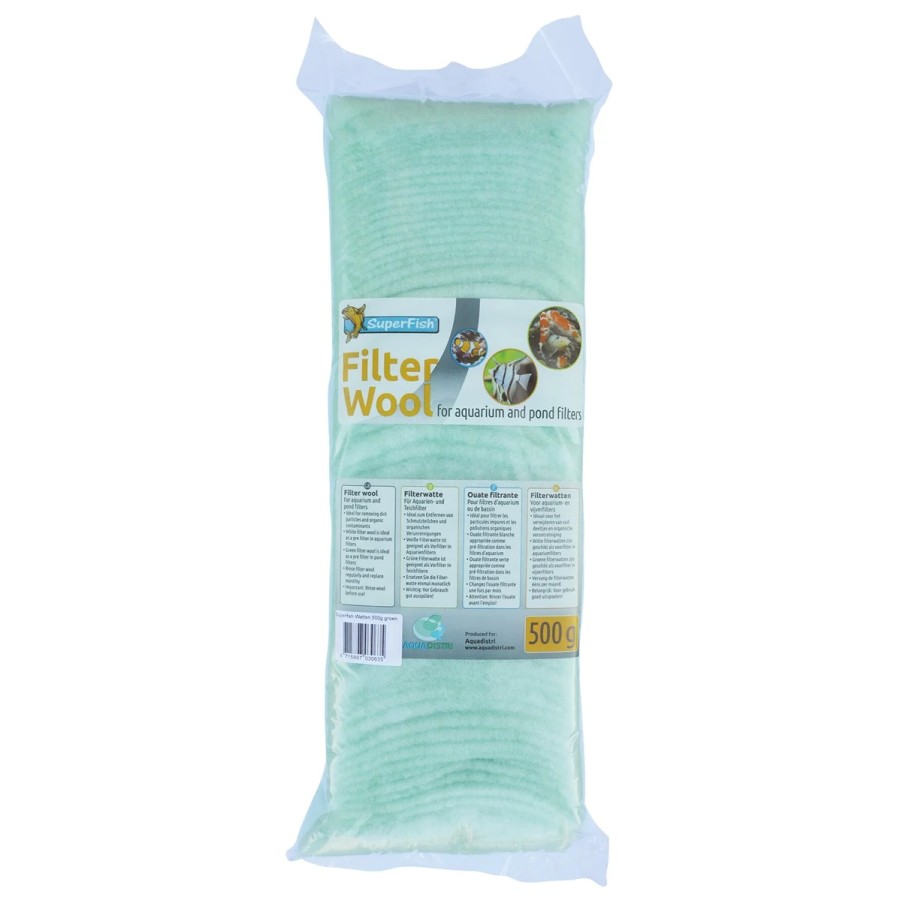 SUPERFISH FILTER COTTON COARSEGREEN *