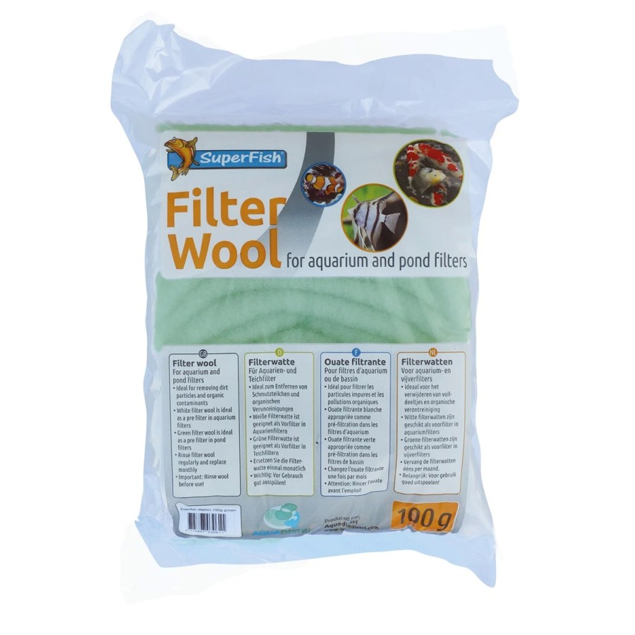 SUPERFISH FILTER COTTON COARSEGREEN *