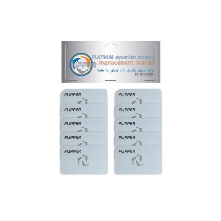 Flipper Replacement Blades for Platinum Scraper 10pcs