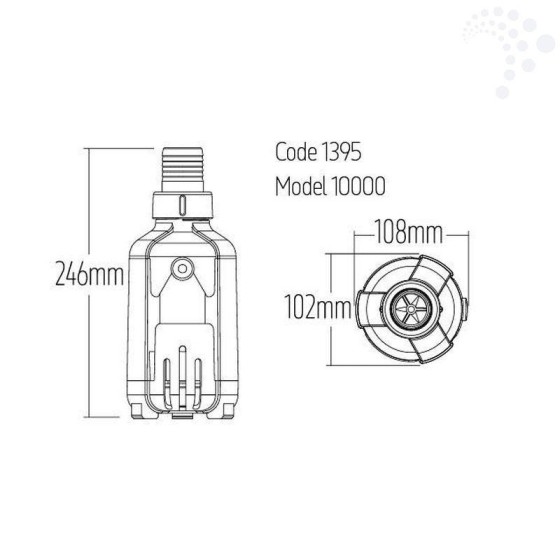 TMC Reef Pump Compact 10000 DC Aquarium Pump