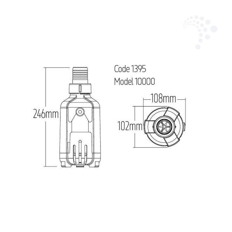 TMC Reef Pump Compact 10000 DC Aquarium Pump