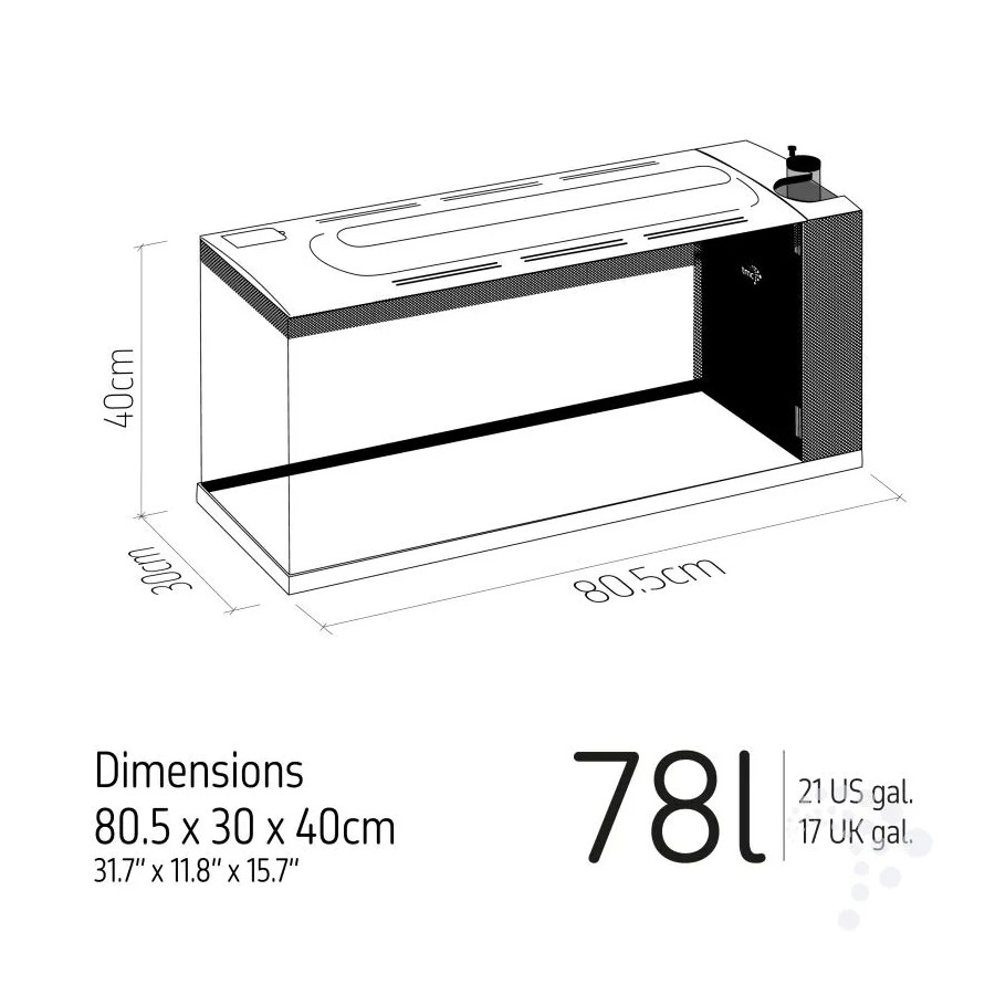 TMC First Wave Aquarium Set - 78L