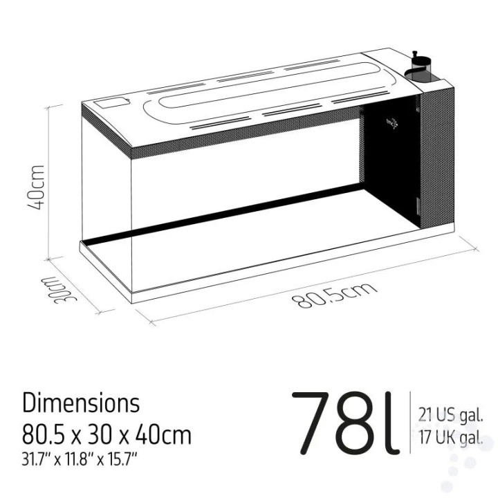 TMC First Wave Aquarium Set - 78L
