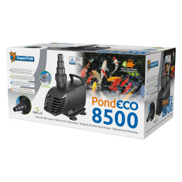 Superfish Pond Eco 8500 – energy‑efficient pond pump (41 W) for garden ponds and filtration systems.