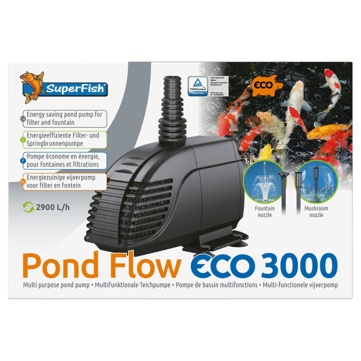 SUPERFISH POND FLOW ECO 3000 fountain pump