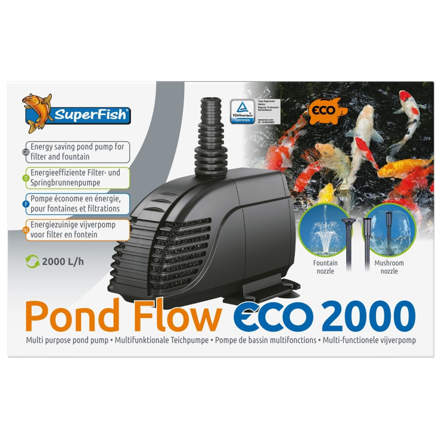 SUPERFISH POND FLOW ECO 2000 suihkulähdepumppu