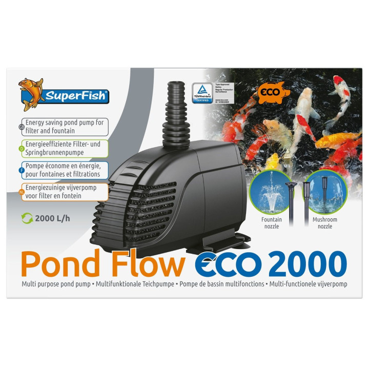 SUPERFISH POND FLOW ECO 2000 fountain pump