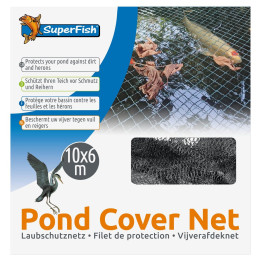 SUPERFISH POND COVER NET 10X6 MTR+24 PINS suojaverkko
