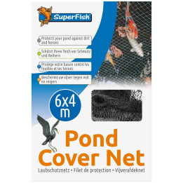 SUPERFISH POND COVER NET 6X4 MTR + 14 PINS