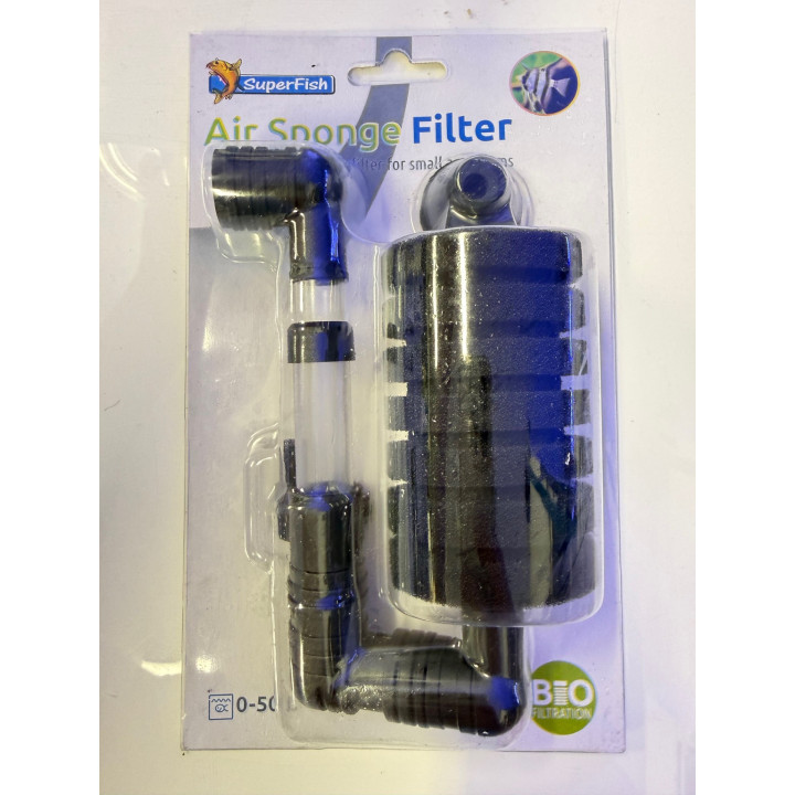 SuperFish Air Sponge Filter – Hiljainen ja tehokas sieni-suodatin pieniin akvaarioihin
