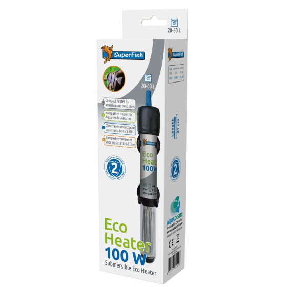 SUPERFISH ECO HEATER 100W 40-100L(21CM)