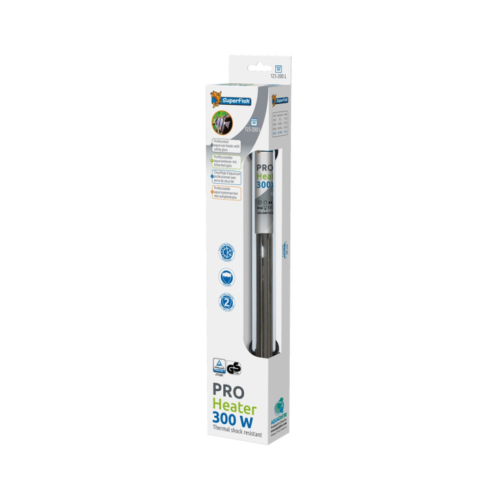 SUPERFISH PRO HEATER 300W 125-200L (35CM)